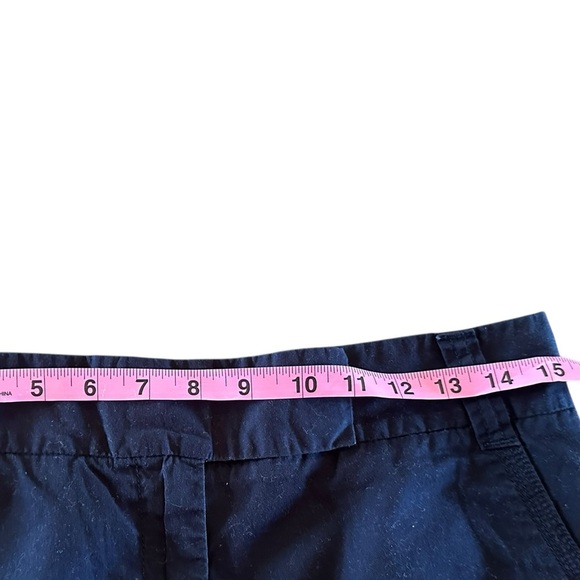 Women’s J. Crew Navy Cotton Chino Shorts 3” Imseam Size 4 - Picture 4 of 6